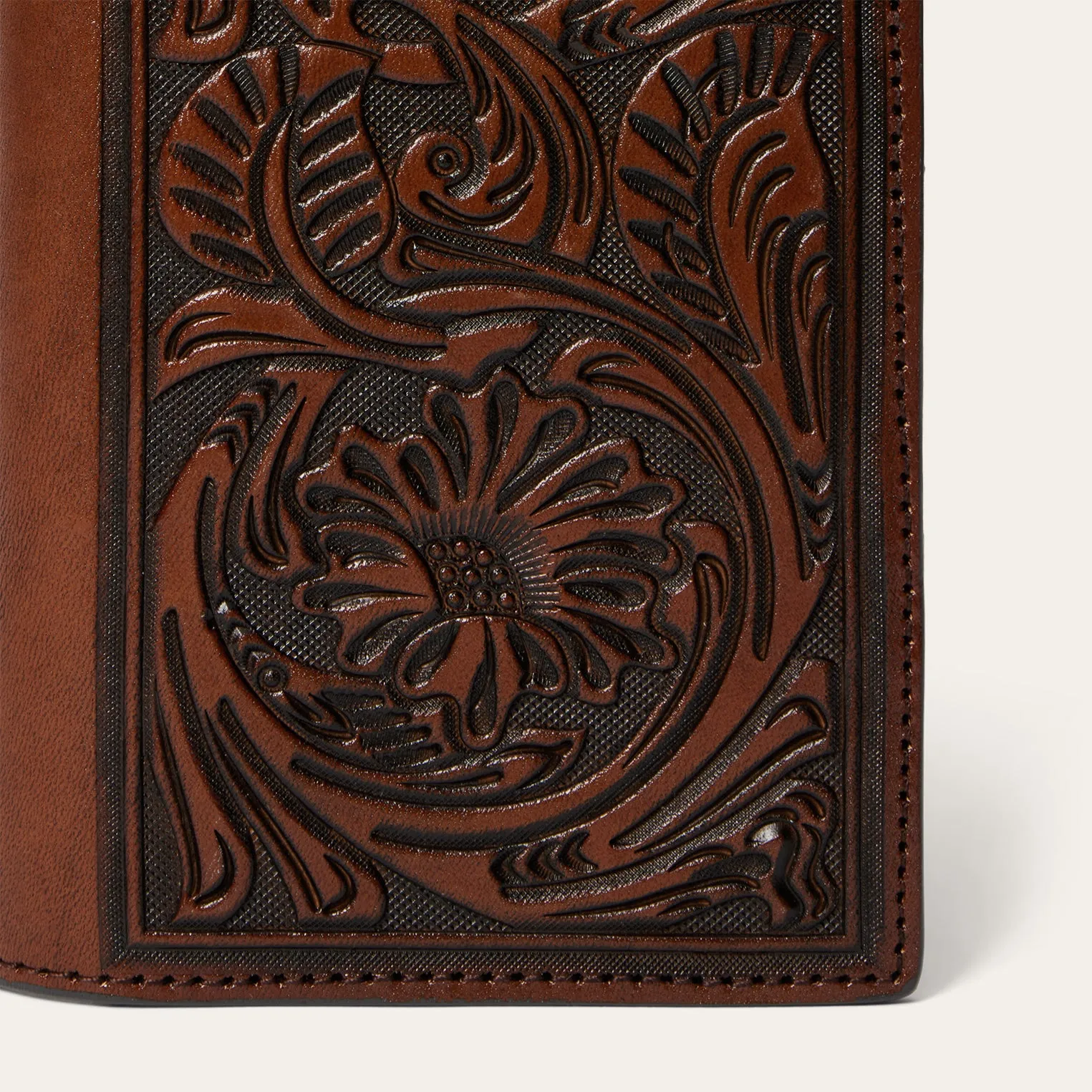 Tooled Checkbook -STETSON