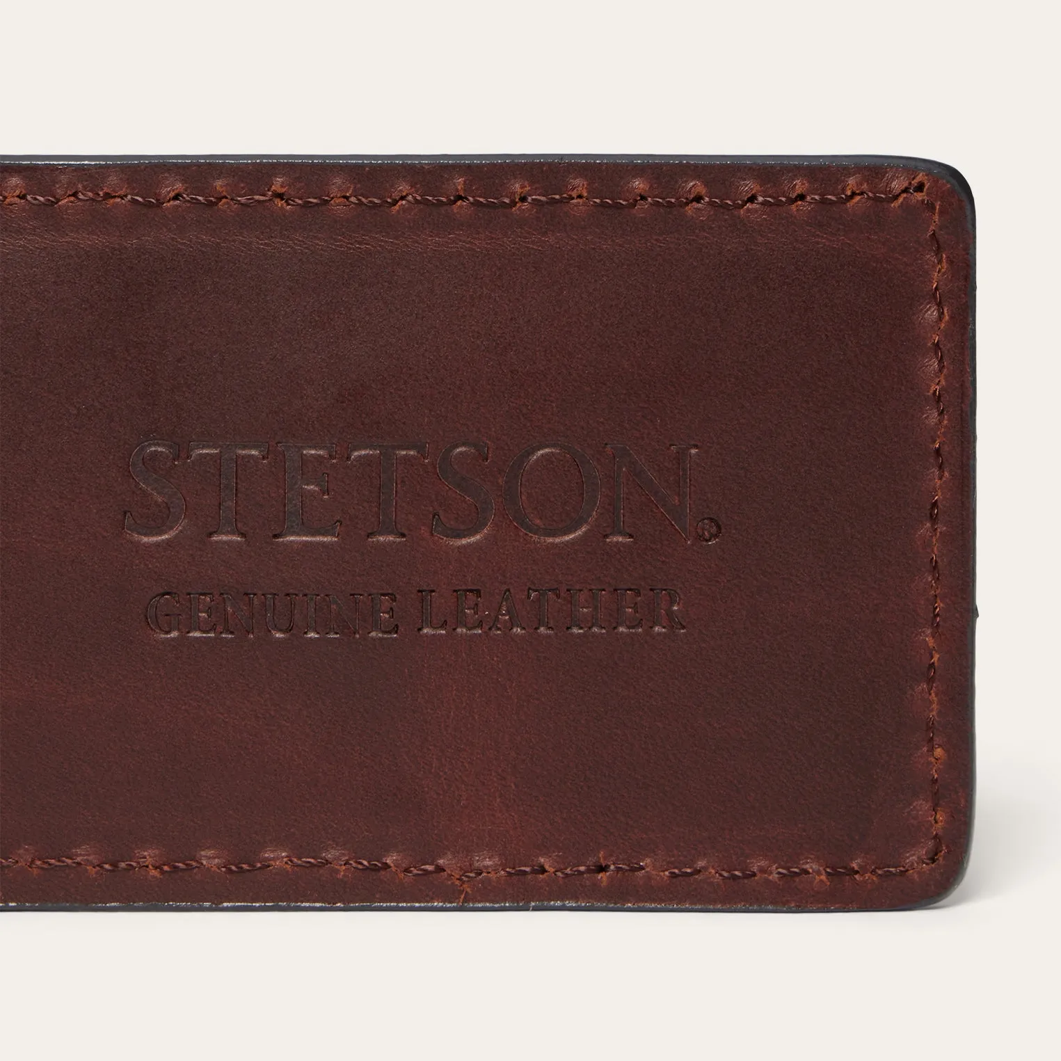 Tooled Embossed Croco Money Clip -STETSON