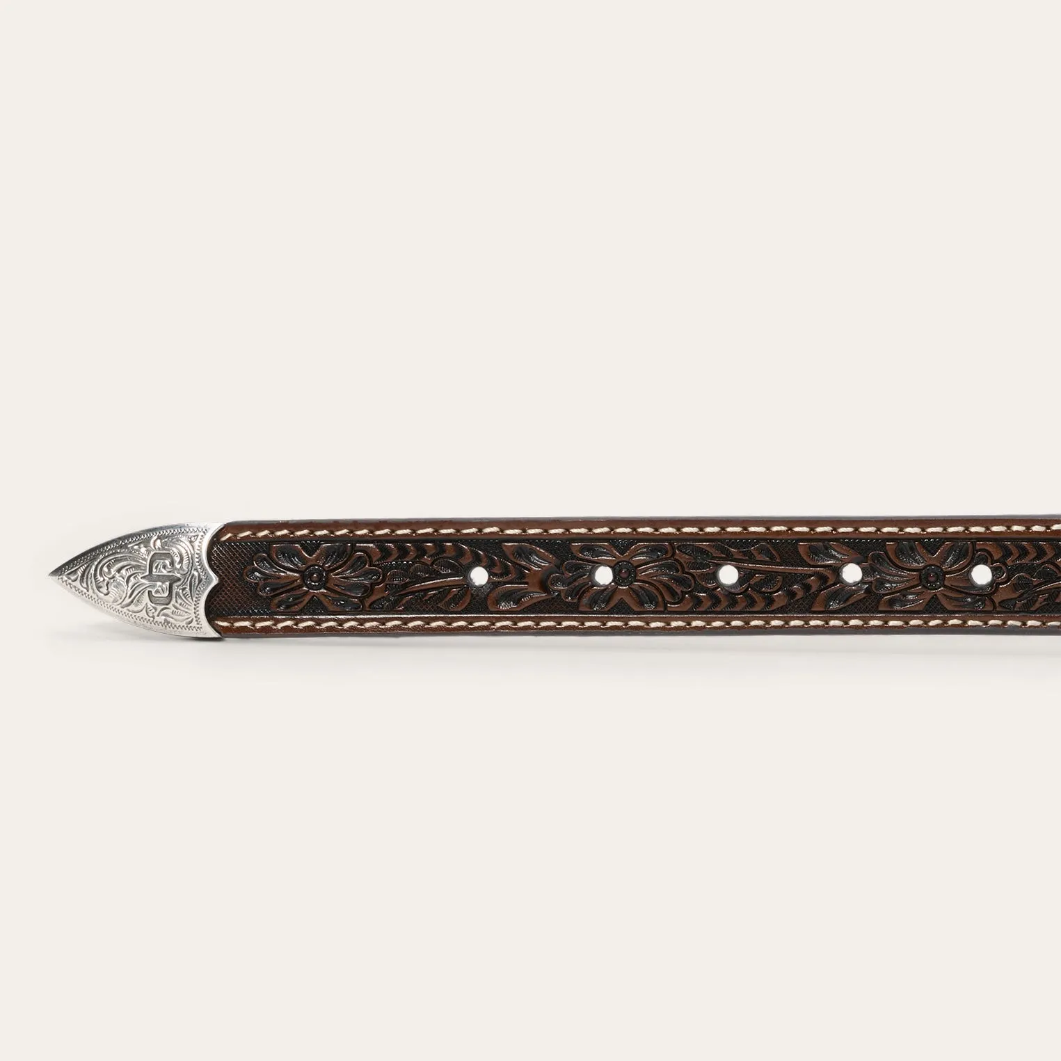 Tooled Tapered Belt -STETSON