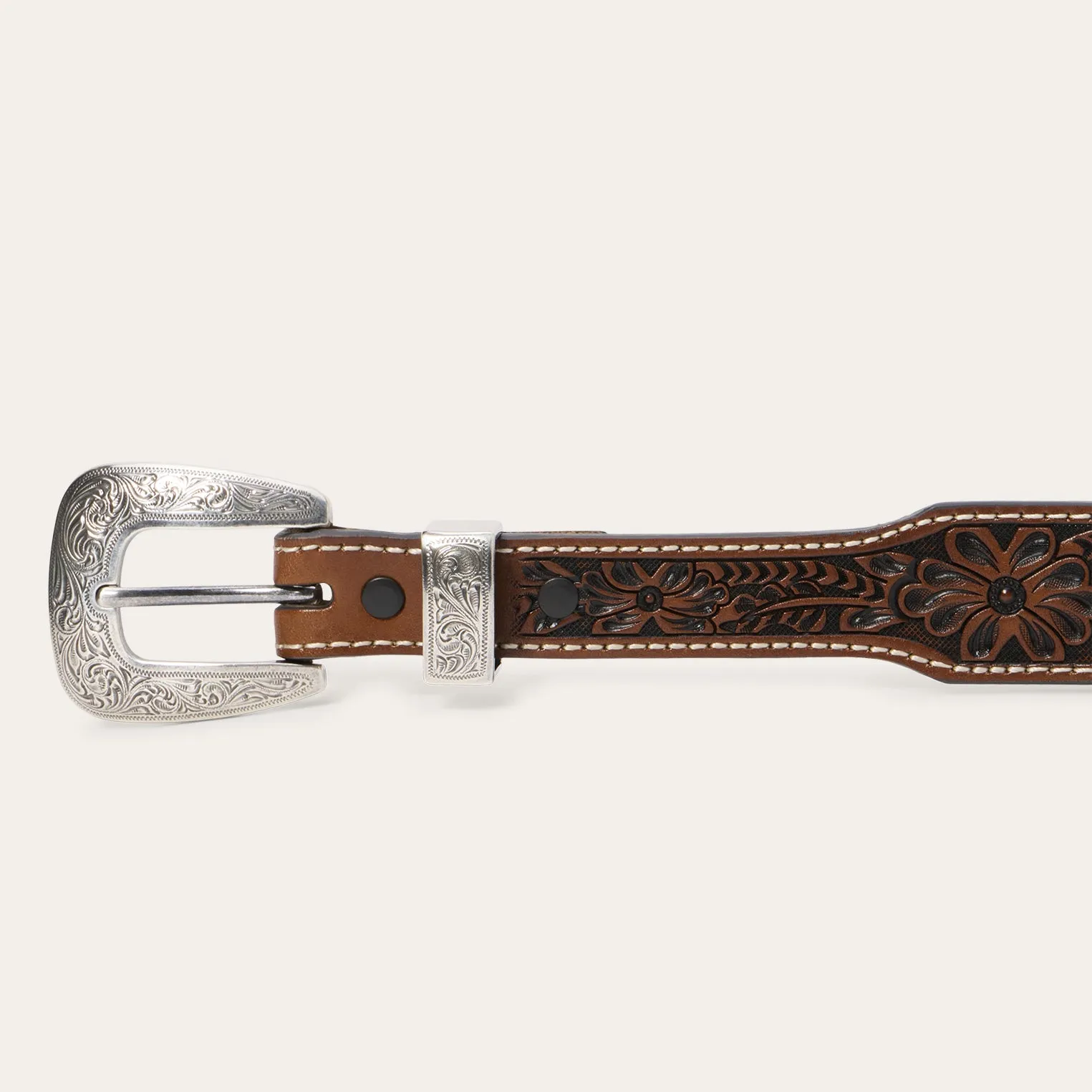 Tooled Tapered Belt -STETSON