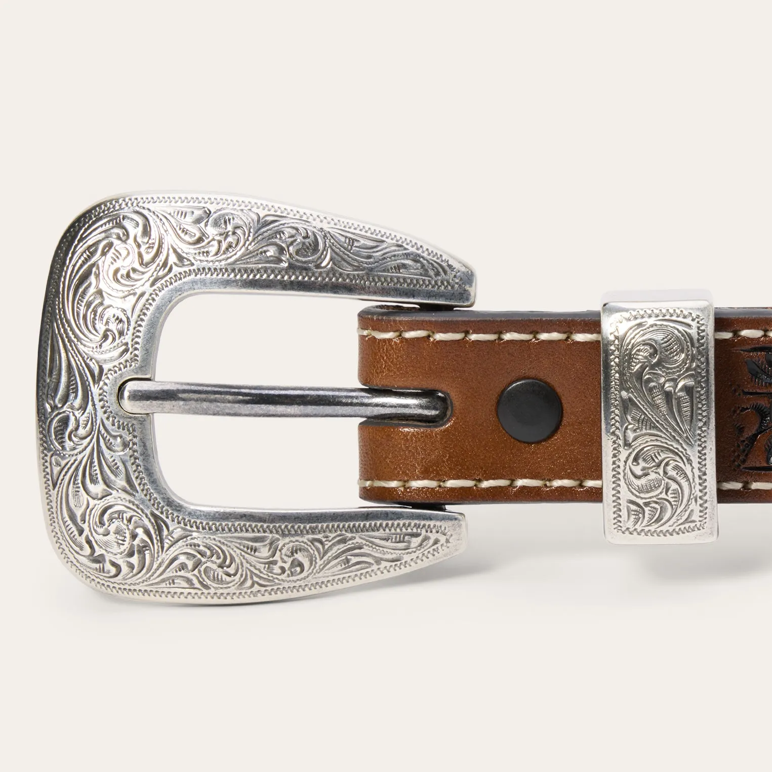 Tooled Tapered Belt -STETSON