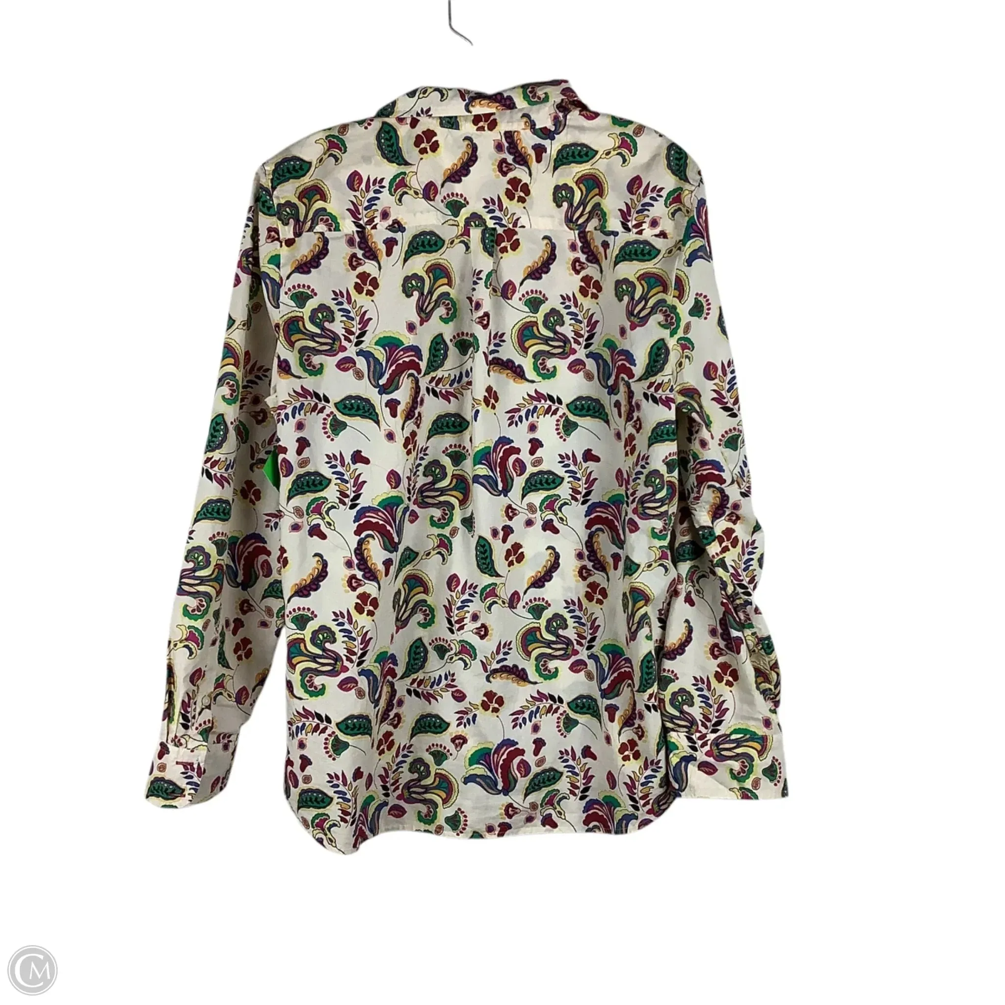 Top Long Sleeve By Talbots In Multi-colored, Size: L