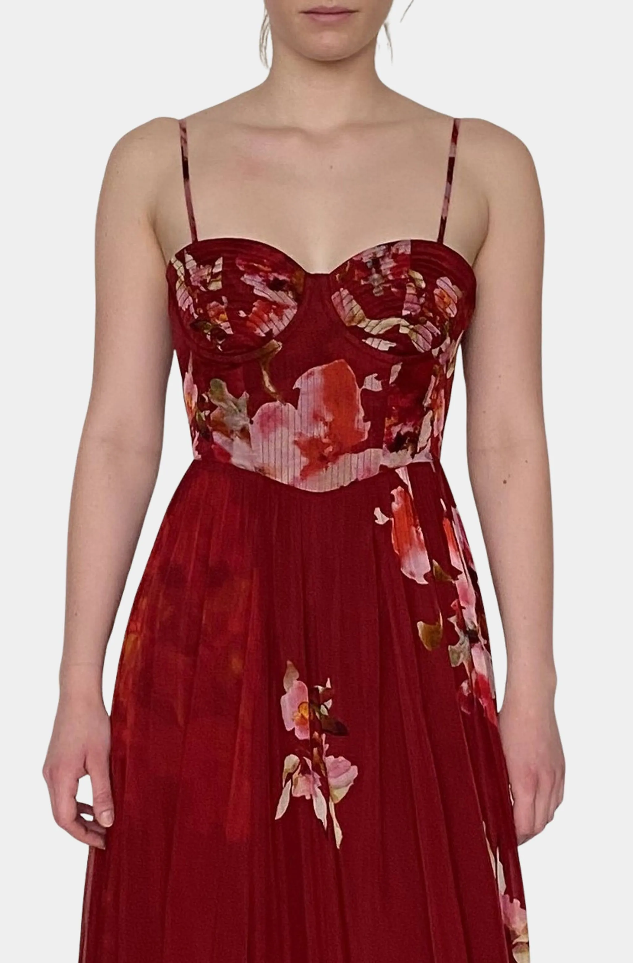 Tuhi Corsetted Long Dress