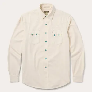 Turquoise Snap Western Denim Shirt -STETSON
