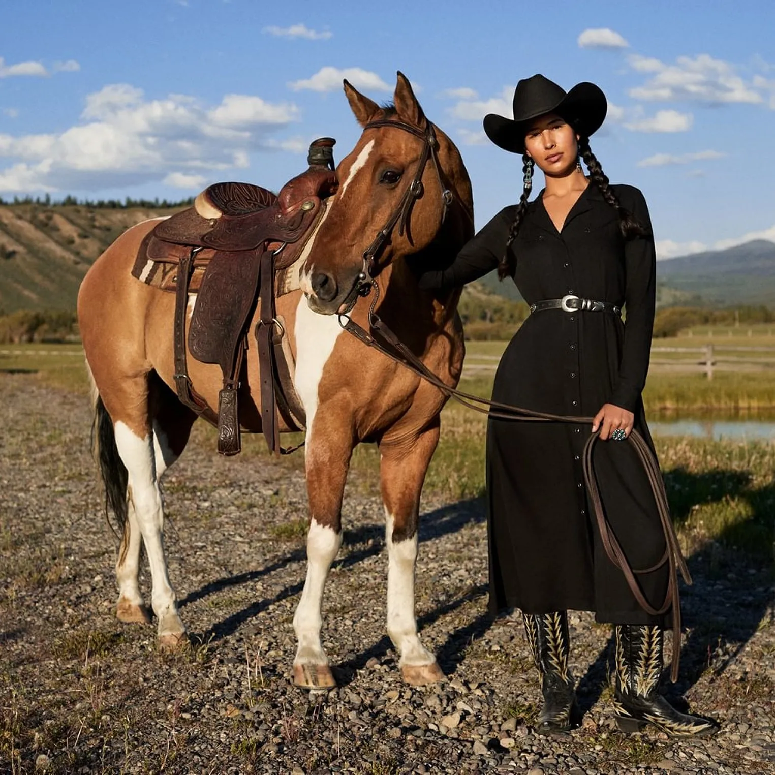 Twill Western Dress -STETSON