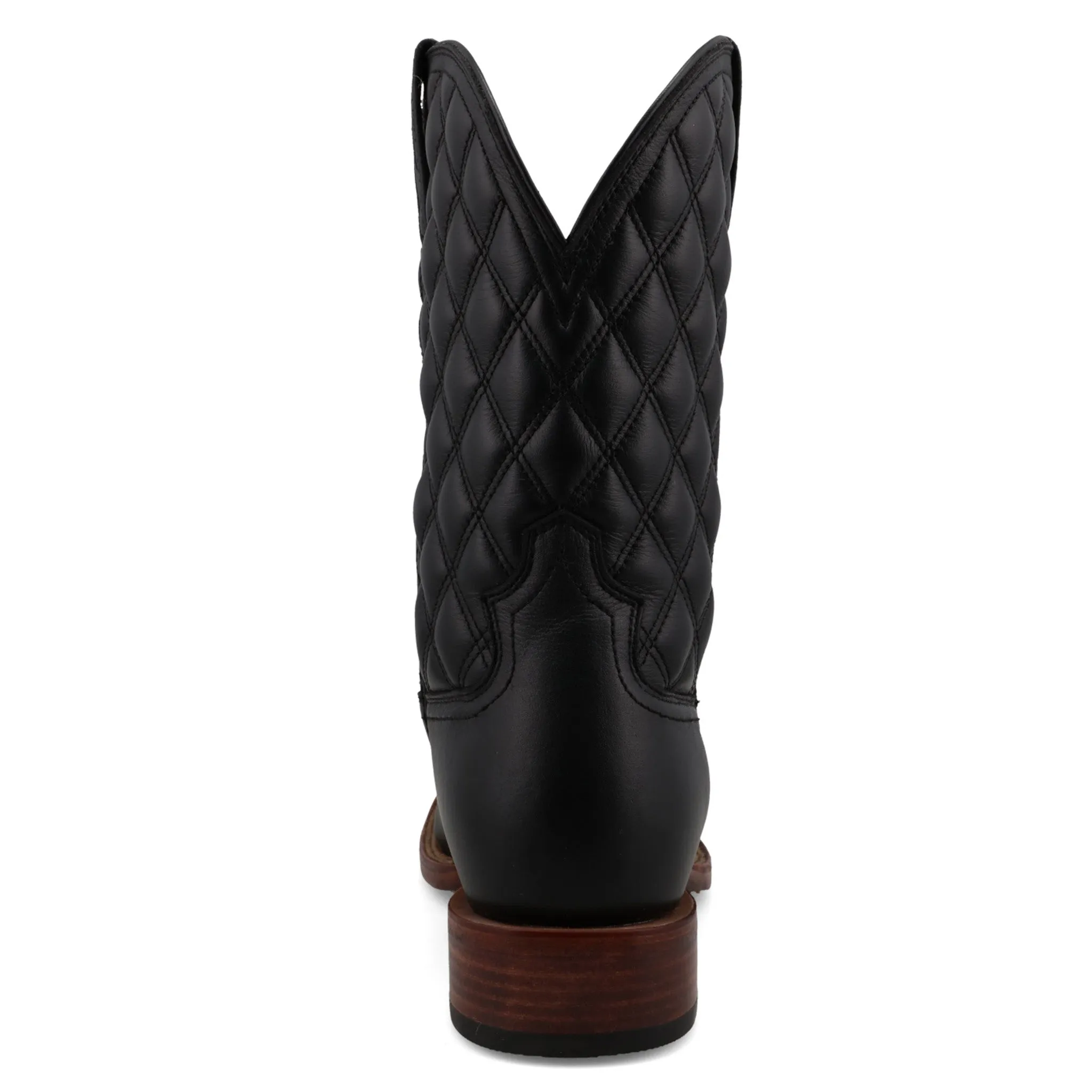 Twisted X Men's Black Leather Square Toe