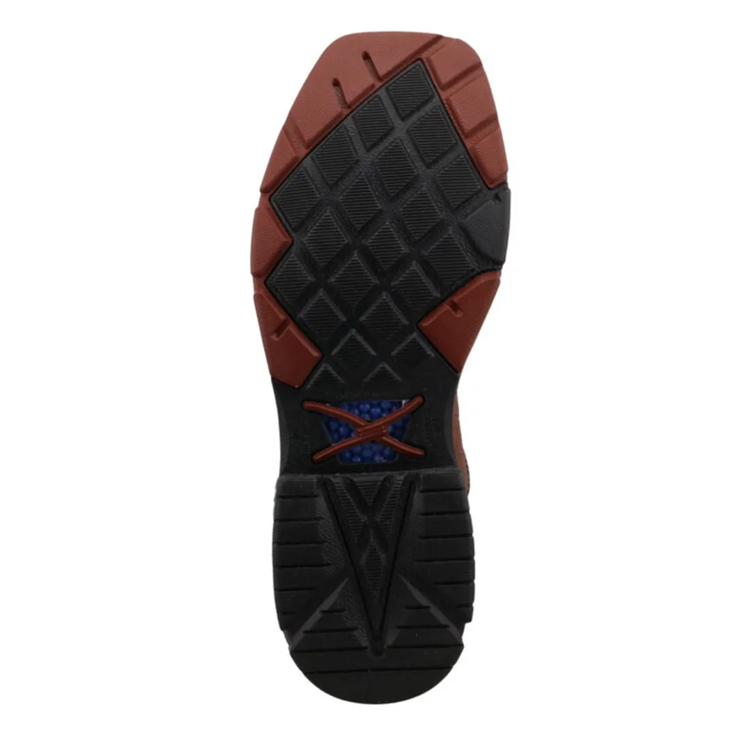 Twisted X Men's Sequoia & Turquoise Alloy Toe Work Boot