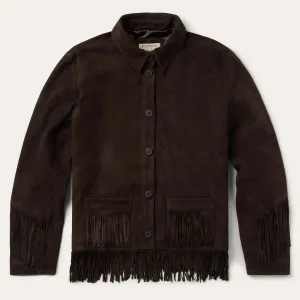 Two Pocket Fringe Suede Jacket -STETSON