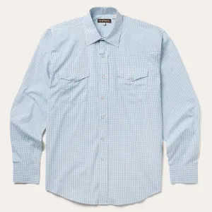 Two Stripe Check Western Shirt -STETSON