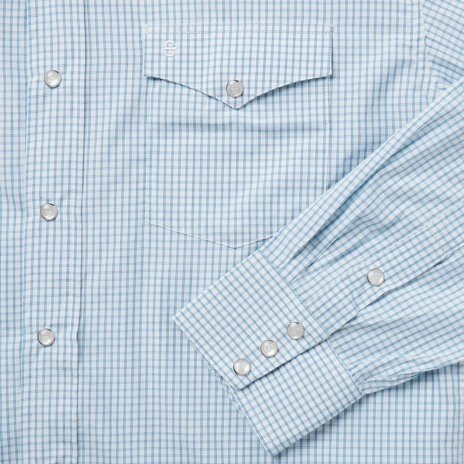 Two Stripe Check Western Shirt -STETSON