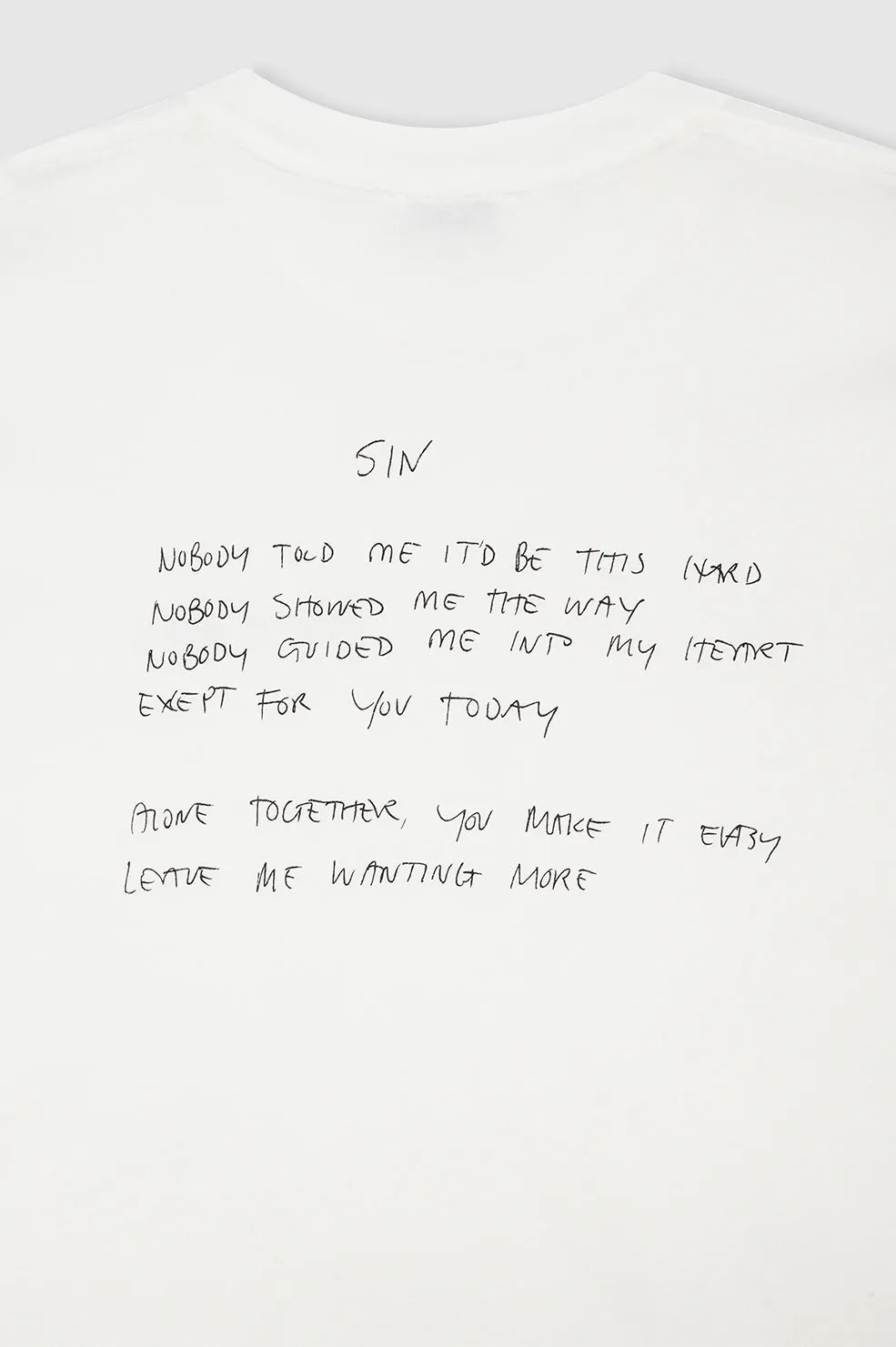 Walker Tee Lyrics - Ivory -ANINE BING