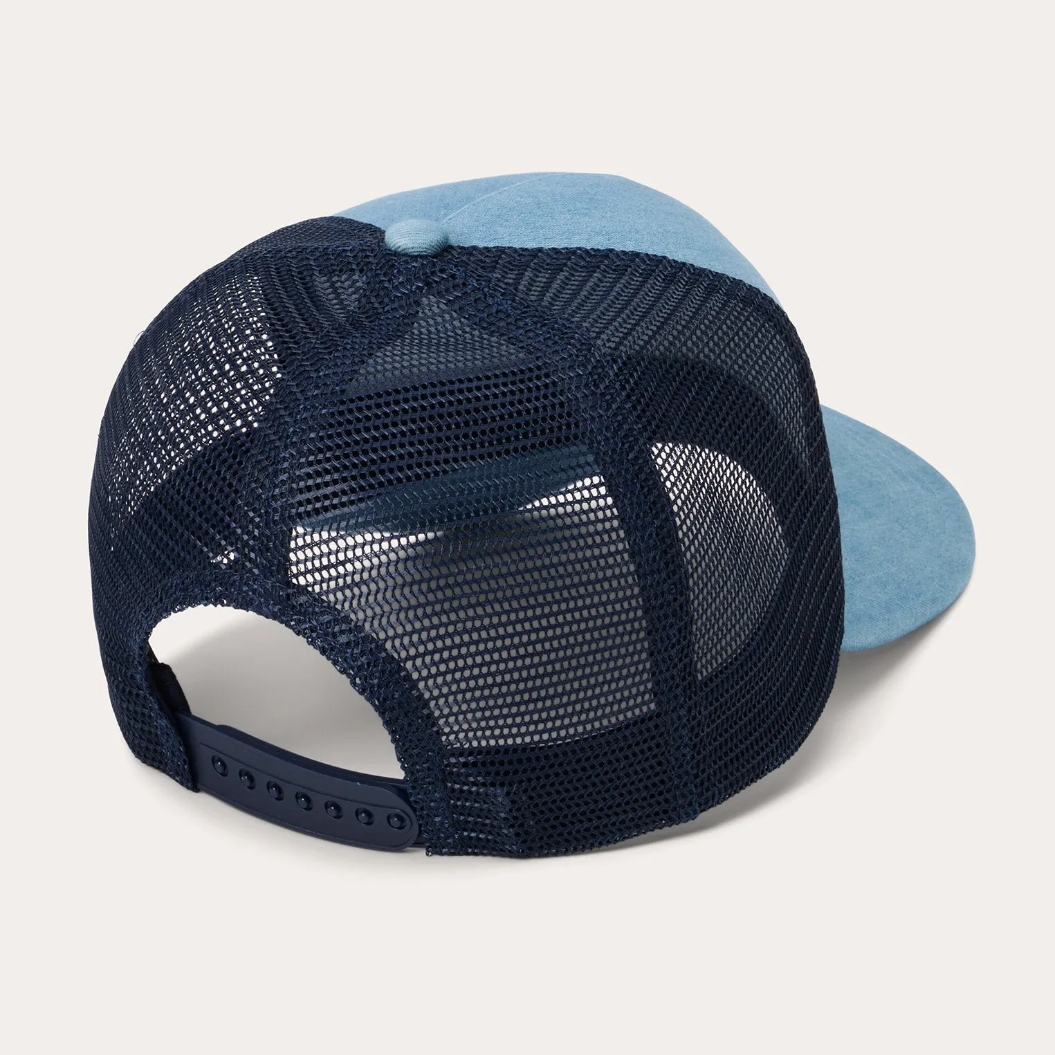 Washed Denim 1865 Patch Trucker Cap -STETSON