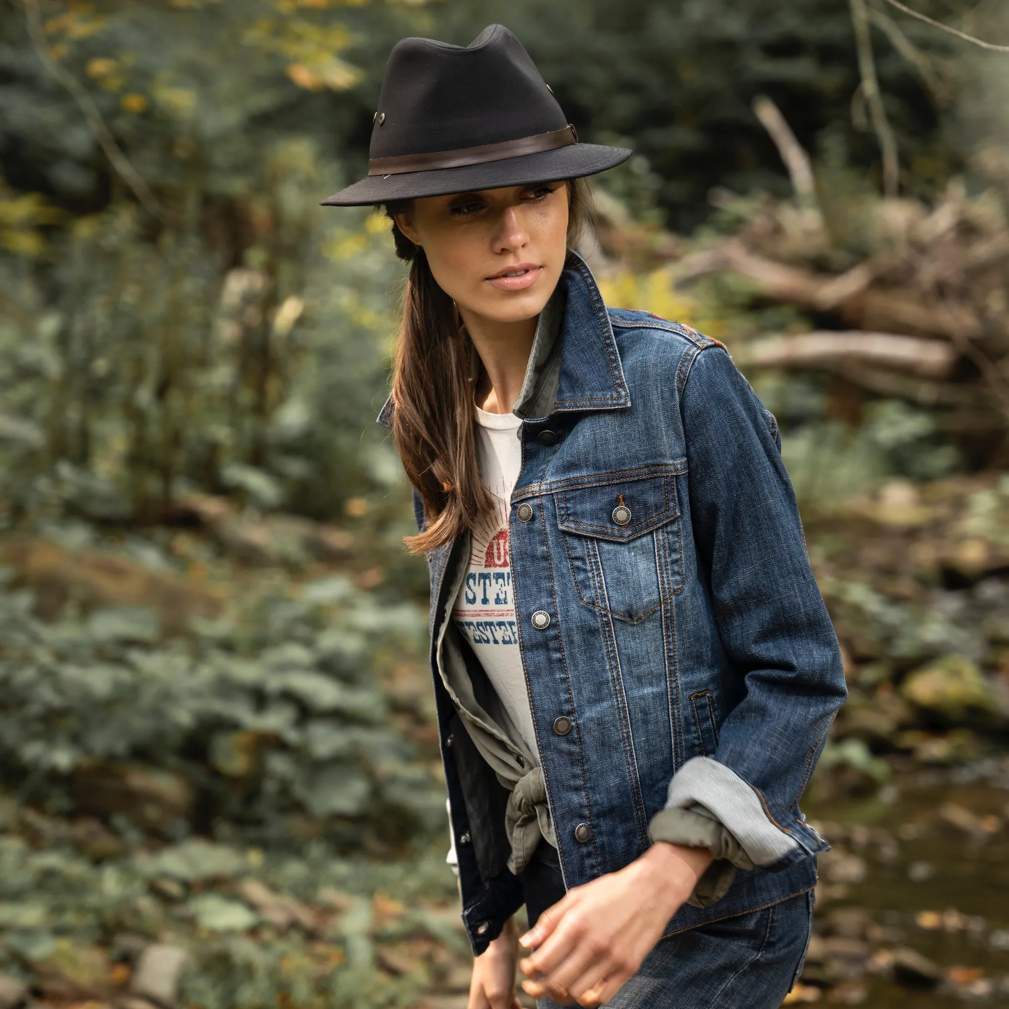 Western Denim Jacket -STETSON