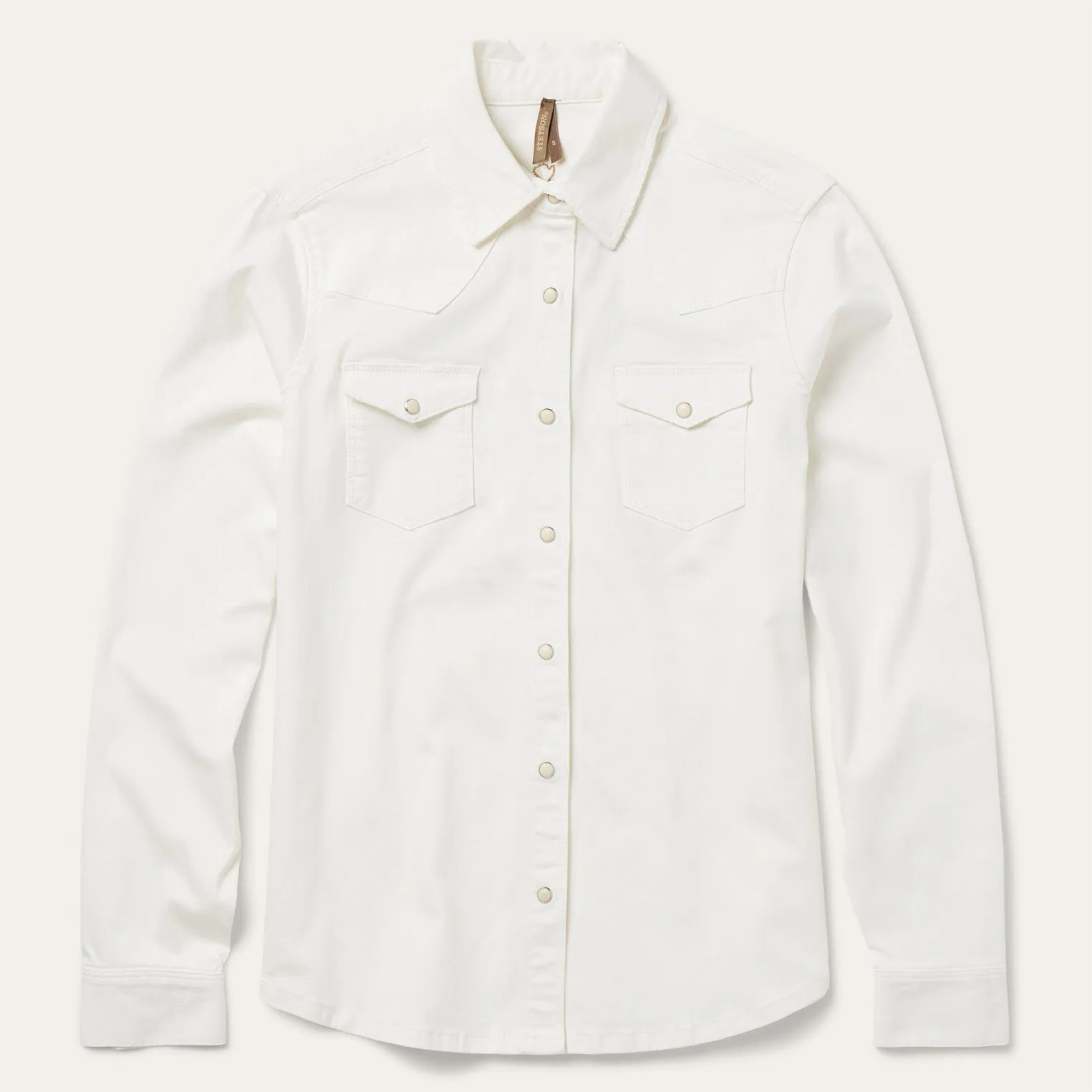 Western Embroidered Denim Shirt -STETSON