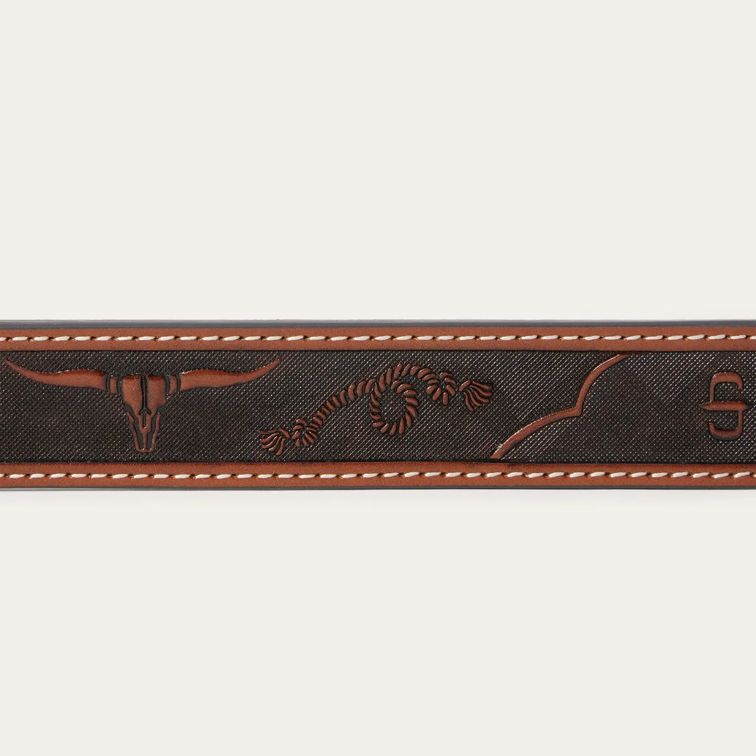 Western Icons Tooled Belt -STETSON