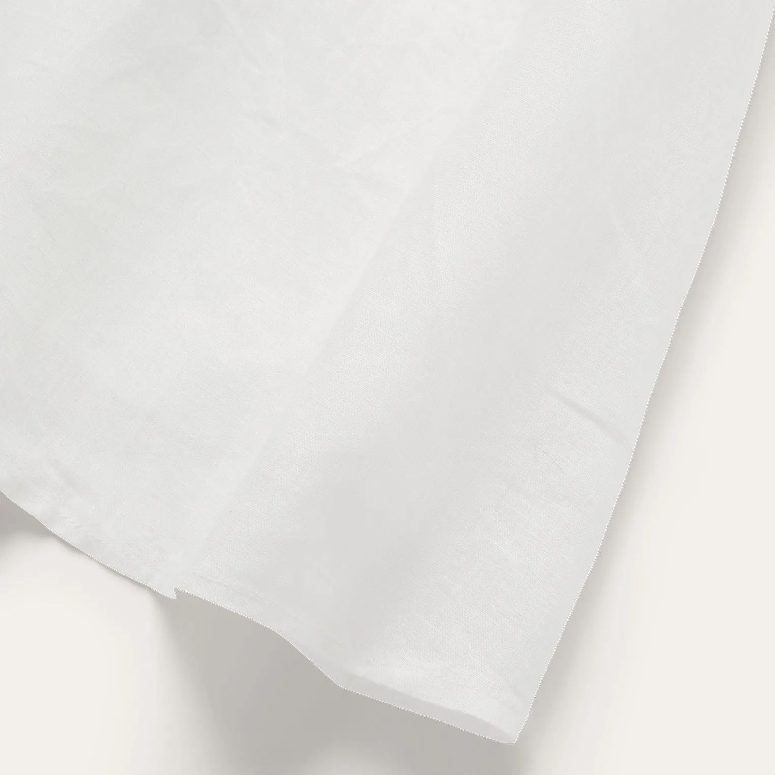 White Linen Shirt Dress -STETSON