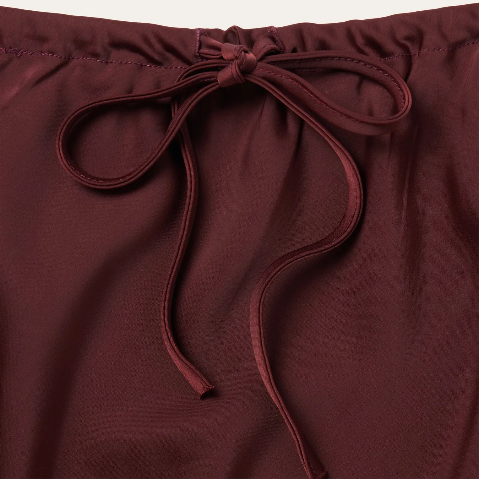 Wine Satin Skirt -STETSON