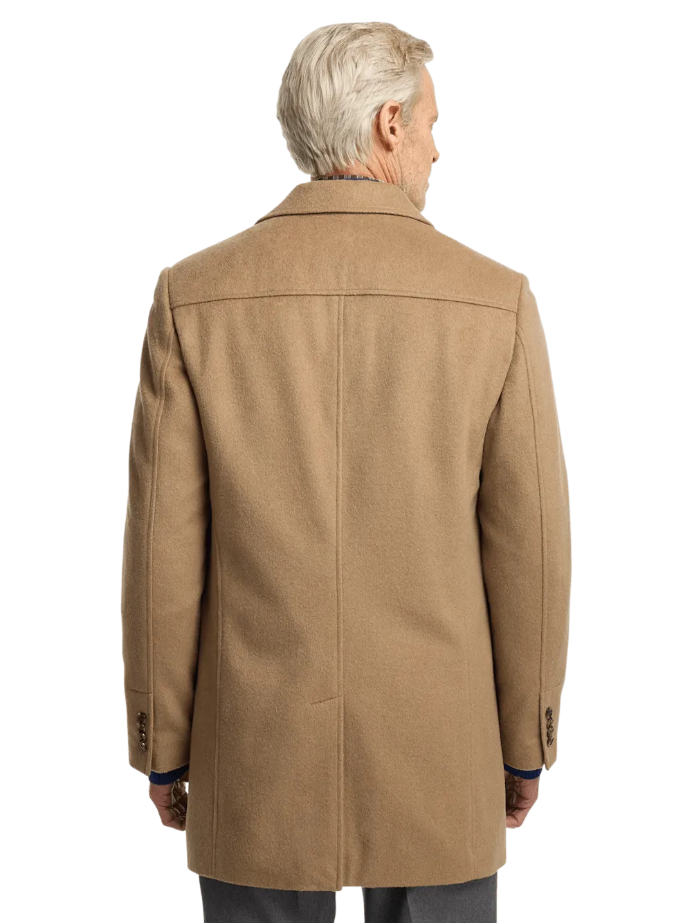 Wool Blend Topcoat - Camel
