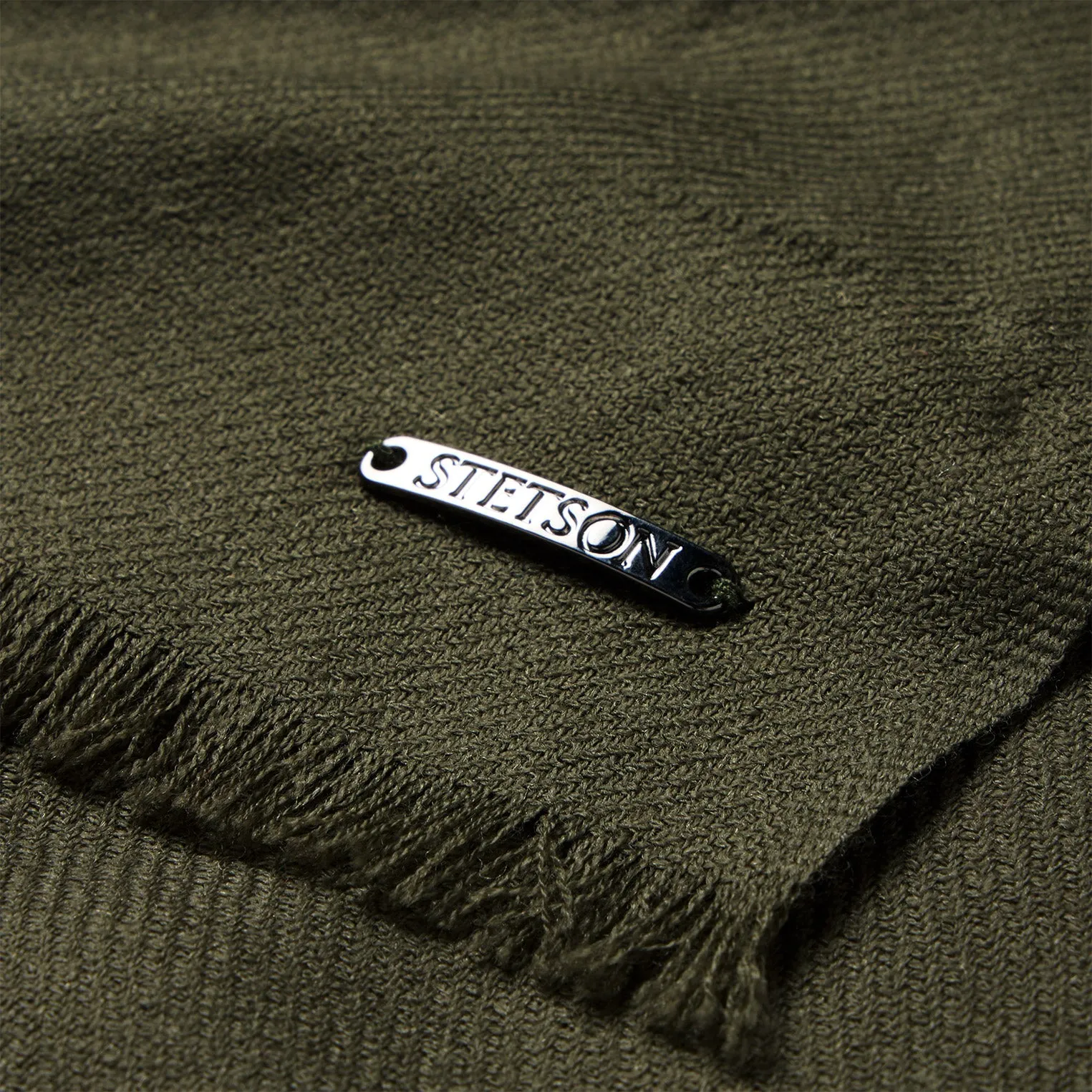 Wool Fringe Scarf -STETSON