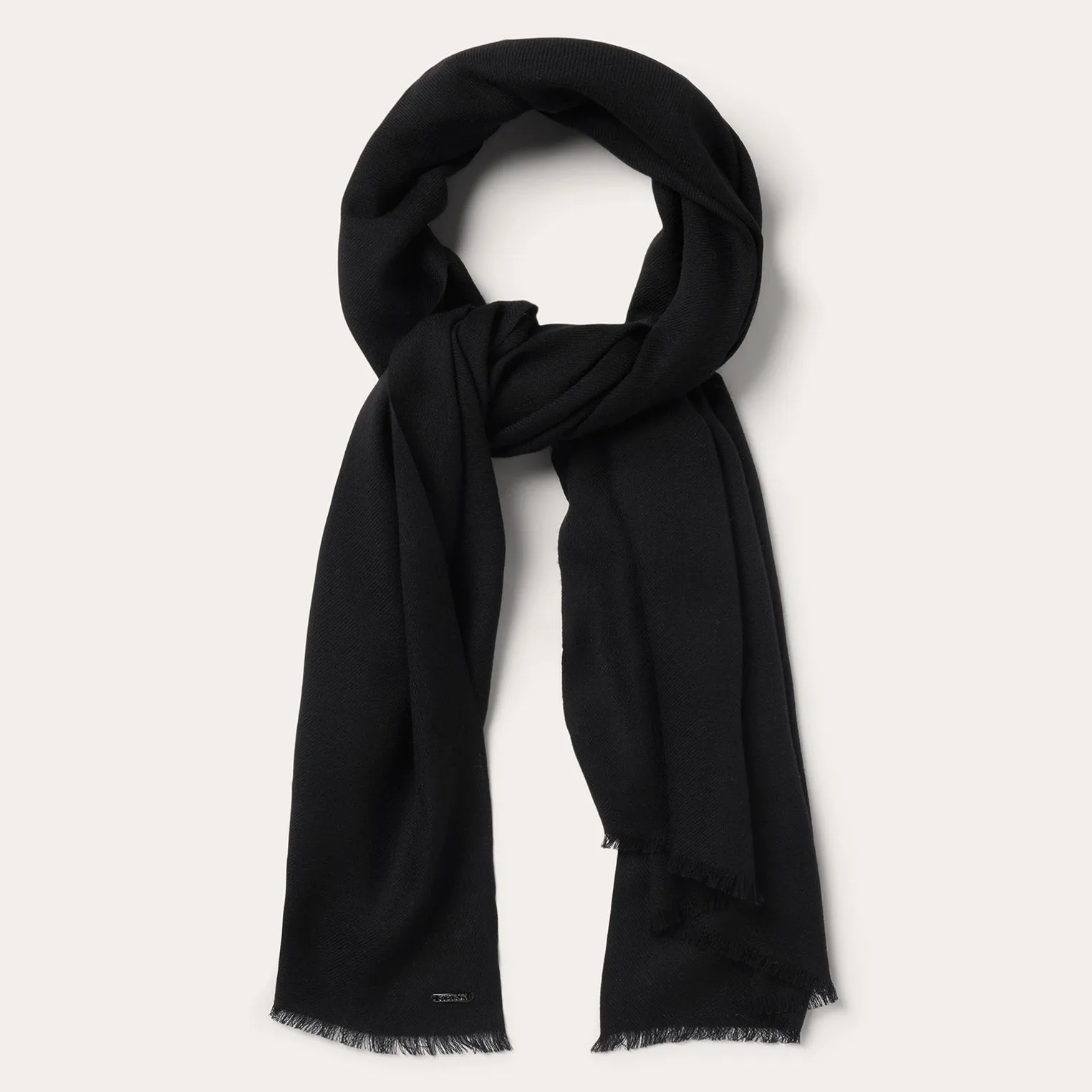 Wool Fringe Scarf -STETSON