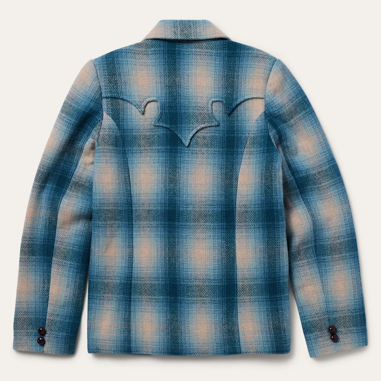 Wool Plaid Western Blazer -STETSON