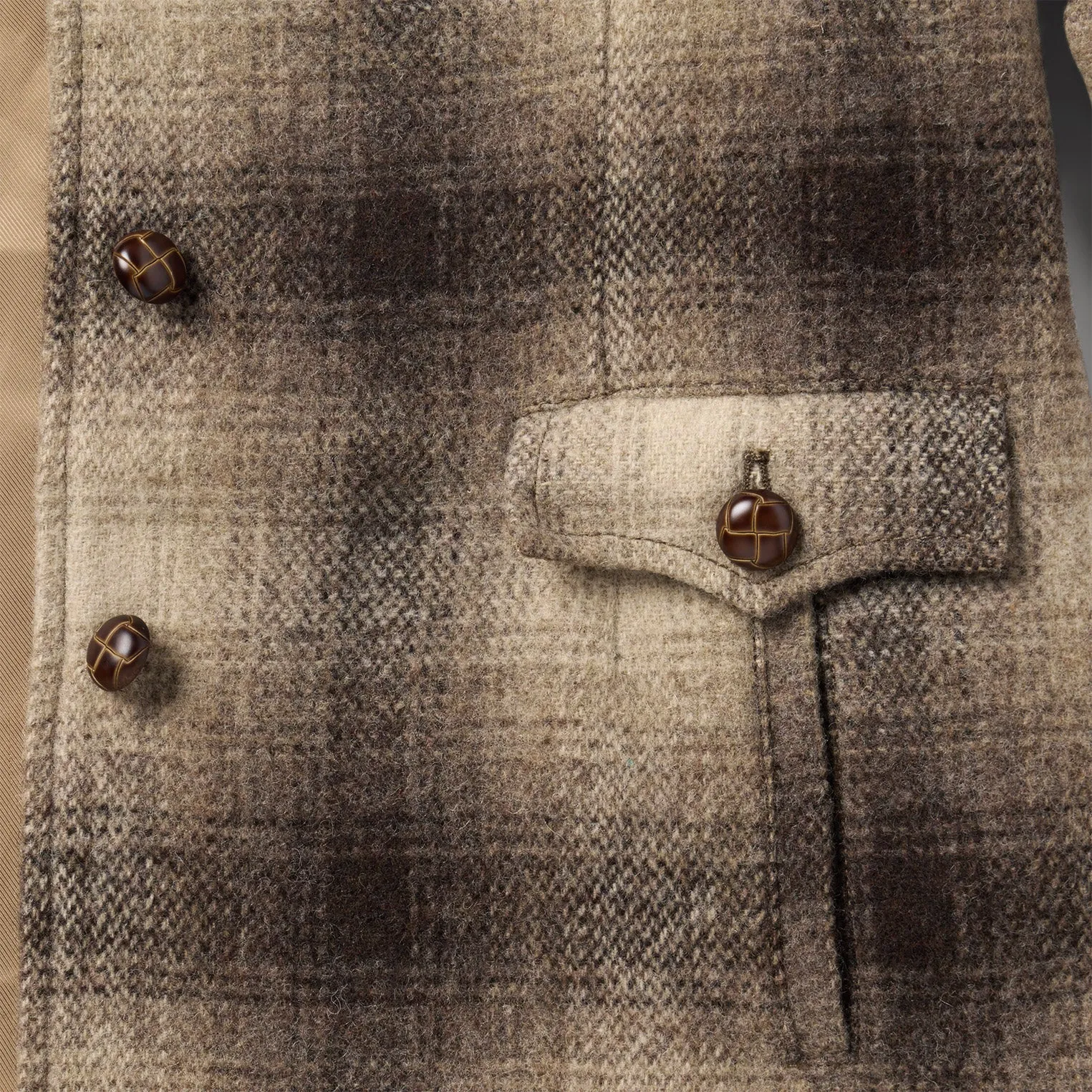 Wool Plaid Western Blazer -STETSON