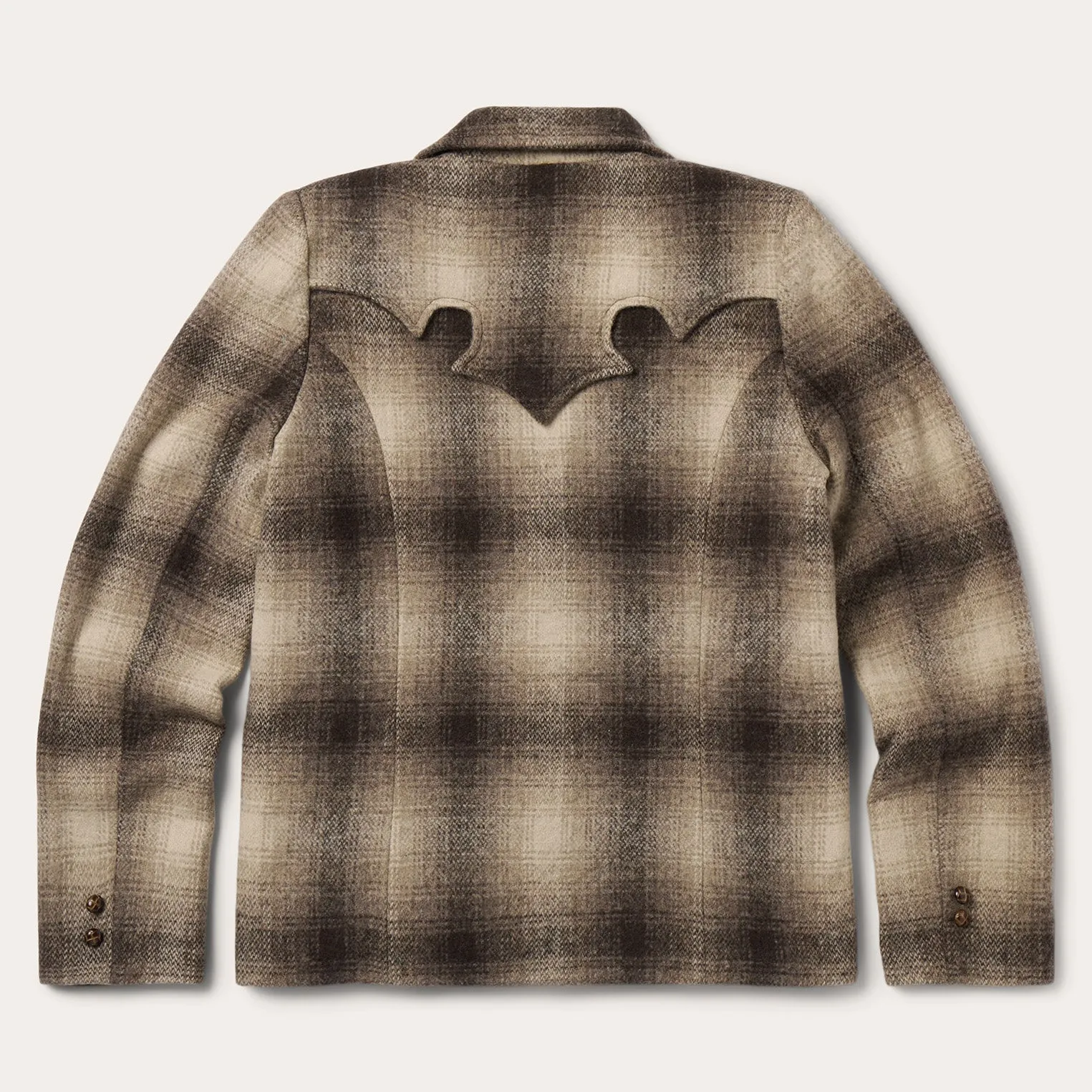 Wool Plaid Western Blazer -STETSON