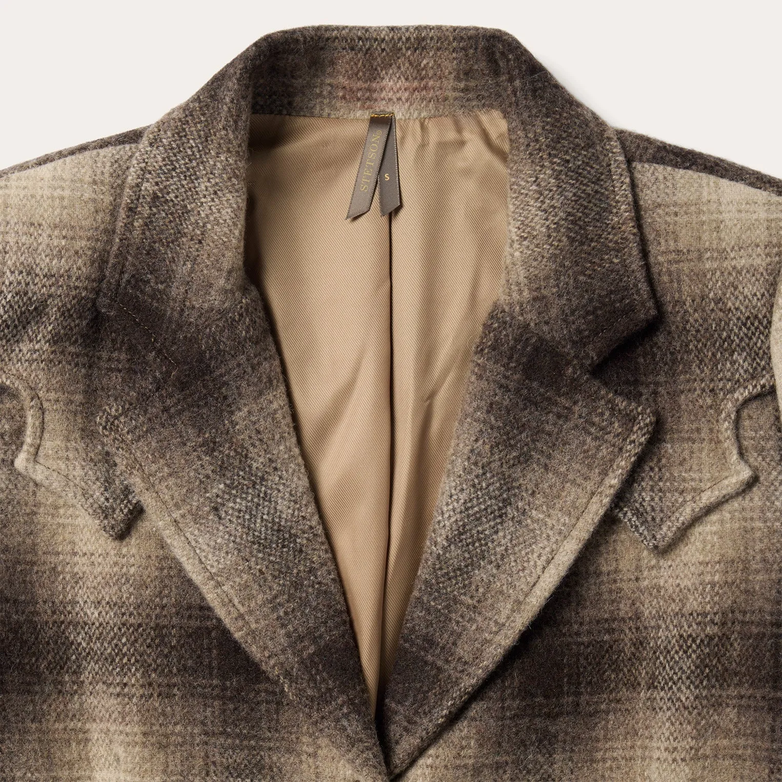 Wool Plaid Western Blazer -STETSON