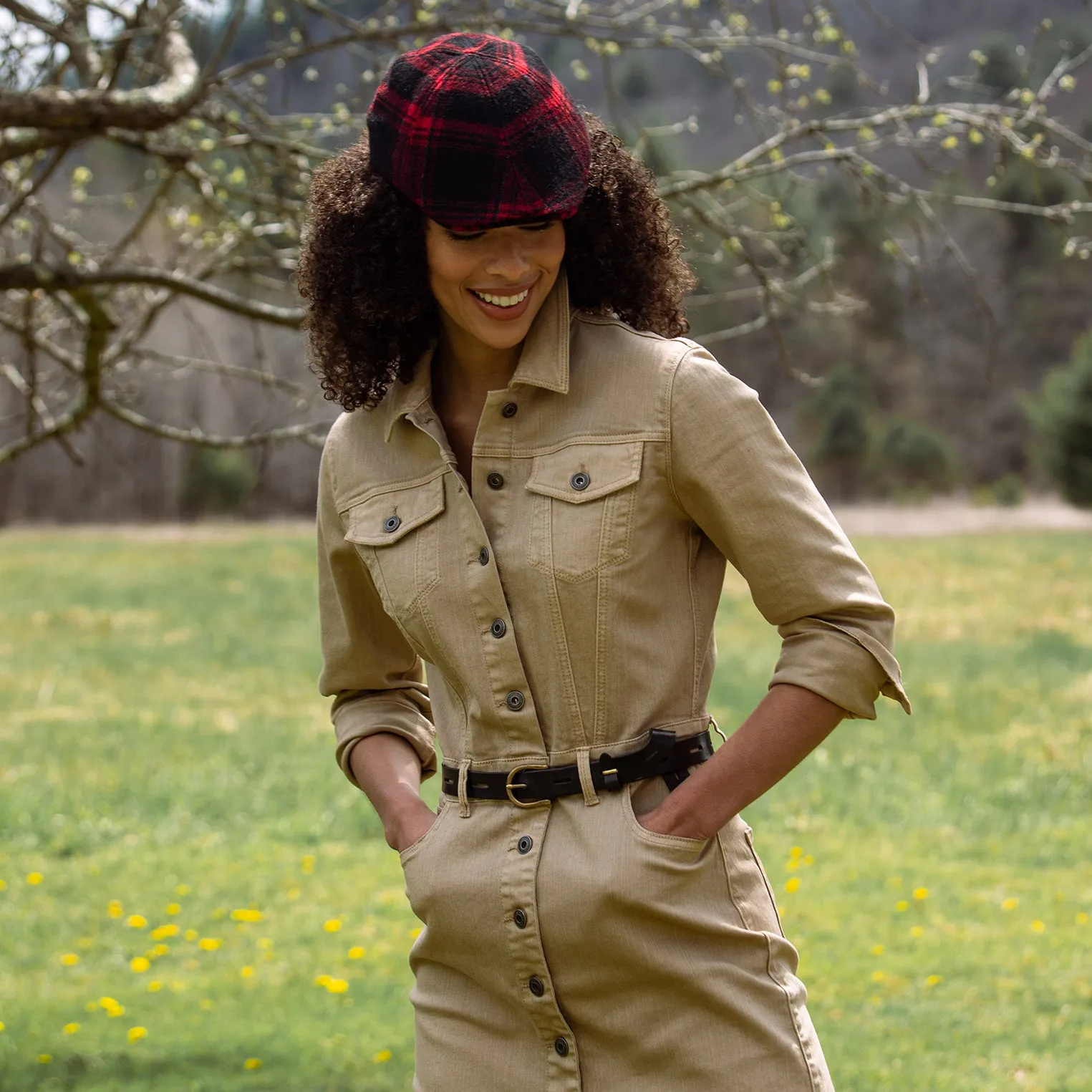 Workwear Inspired Shirt Dress -STETSON