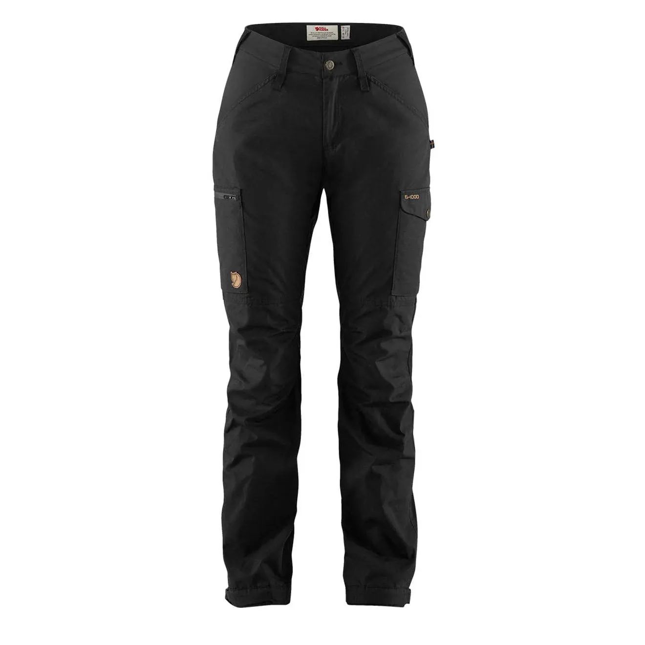 Worth Every Penny Fjallraven Womens Kaipak Curved Trousers Black  Limited Release!