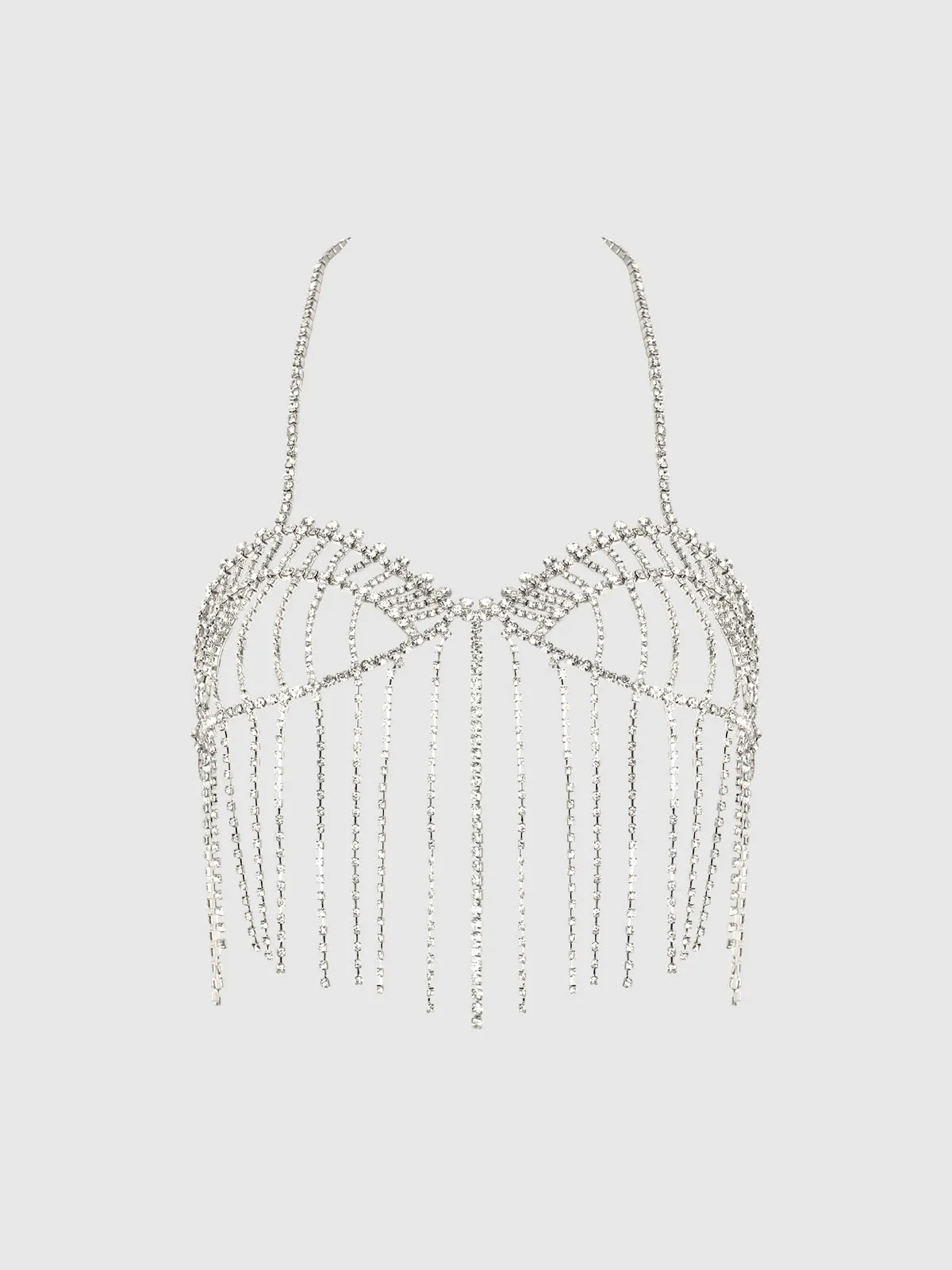 Ziggy Rhinestone Cropped Cami Top by Frederick's of Hollywood