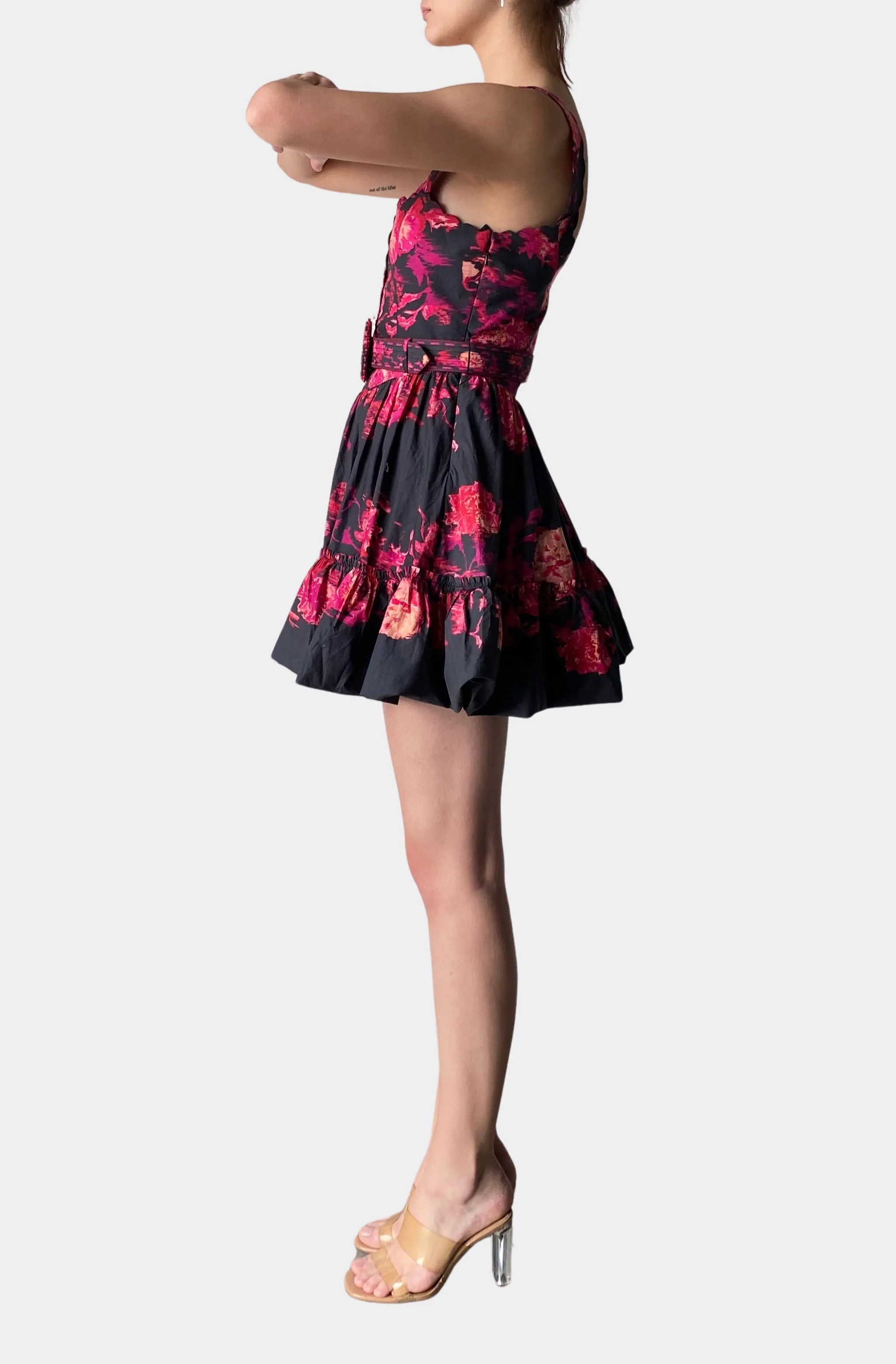 Zina Short Dress With Belt